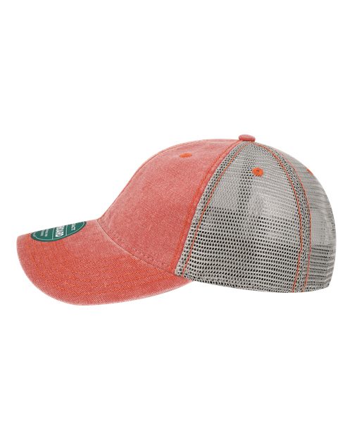 LEGACY DTA Dashboard Trucker Cap #color_Nantucket Red/ Grey