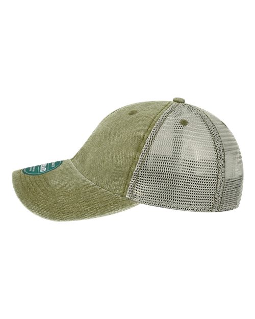 LEGACY DTA Dashboard Trucker Cap #color_Olive/ Grey