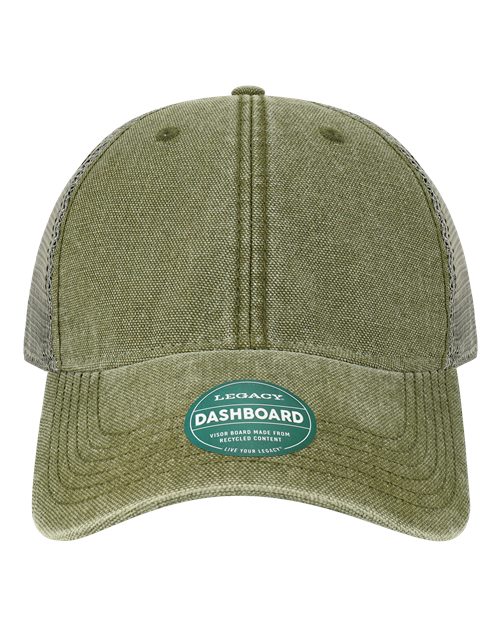 LEGACY DTA Dashboard Trucker Cap #color_Olive/ Grey