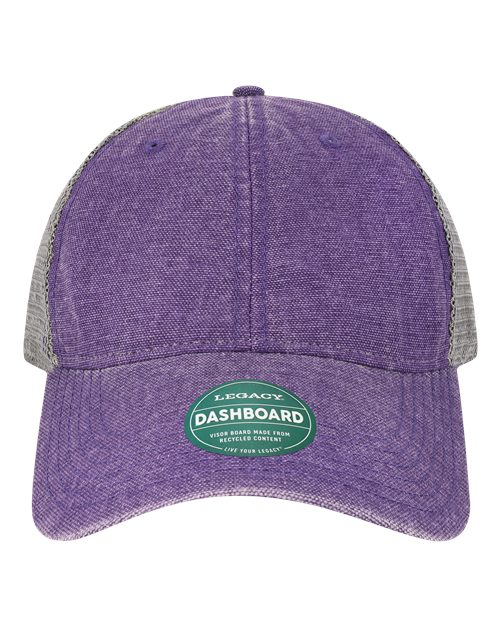 LEGACY DTA Dashboard Trucker Cap #color_Purple/ Grey
