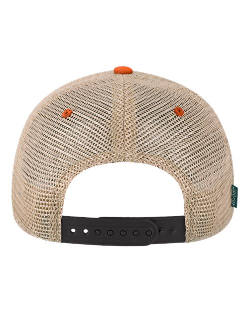 LEGACY OFA Old Favorite Trucker Cap #color_Black/ Orange/ Khaki