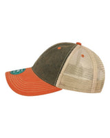 LEGACY OFA Old Favorite Trucker Cap #color_Black/ Orange/ Khaki