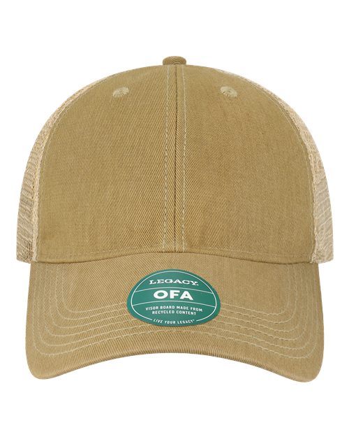 LEGACY OFA Old Favorite Trucker Cap #color_Khaki/ Khaki