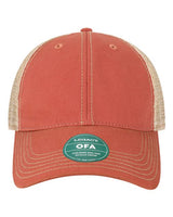 LEGACY OFA Old Favorite Trucker Cap #color_Nantucket Red/ Khaki