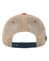 LEGACY OFA Old Favorite Trucker Cap #color_Navy/ Orange/ Khaki