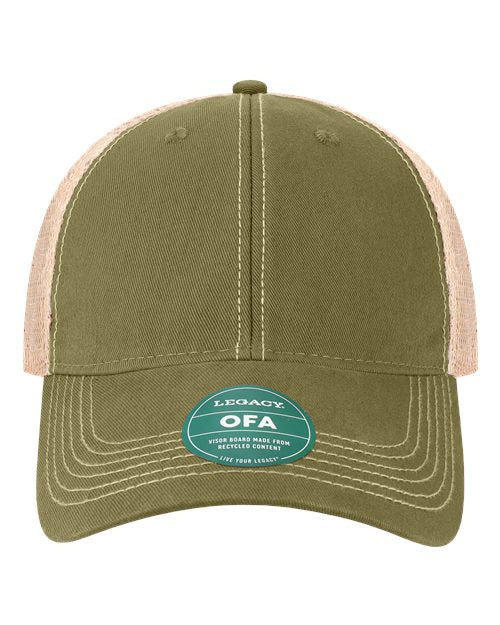 LEGACY OFA Old Favorite Trucker Cap #color_Olive/ Khaki