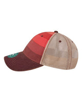 LEGACY OFA Old Favorite Trucker Cap #color_Red Stripe/ Khaki