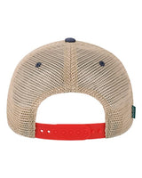 LEGACY OFA Old Favorite Trucker Cap #color_Scarlet Red/ Navy/ Khaki