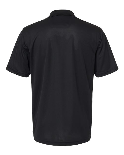 Paragon 100 Saratoga Performance Mini Mesh Polo #color_Black
