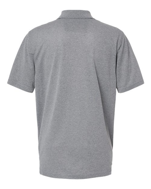 Paragon 100 Saratoga Performance Mini Mesh Polo #color_Heather Grey