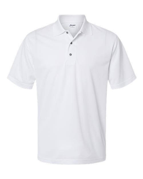 Paragon 100 Saratoga Performance Mini Mesh Polo #color_White