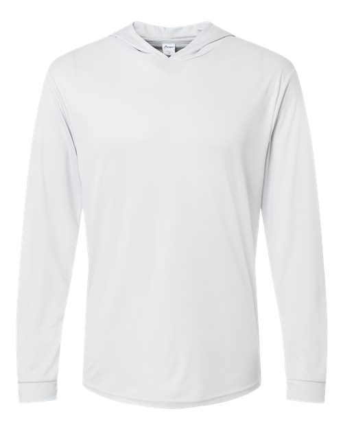 Paragon 220P Bahama Performance Hooded Long Sleeve T-Shirt #color_Aluminum