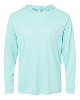 Paragon 220P Bahama Performance Hooded Long Sleeve T-Shirt #color_Aqua Blue