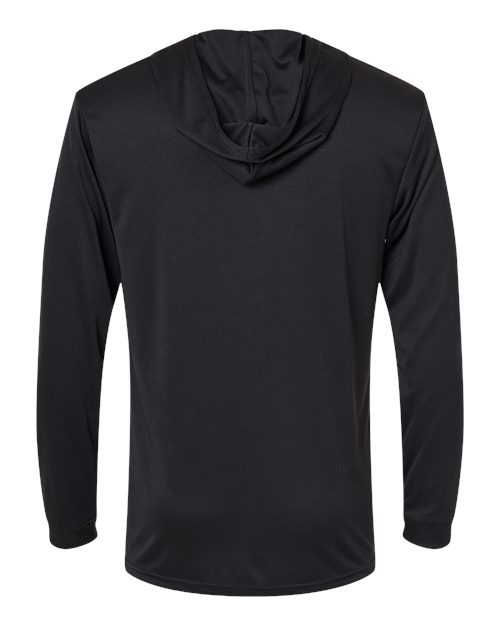 Paragon 220P Bahama Performance Hooded Long Sleeve T-Shirt #color_Black
