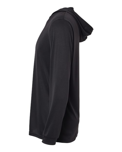 Paragon 220P Bahama Performance Hooded Long Sleeve T-Shirt #color_Black