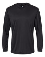 Paragon 220P Bahama Performance Hooded Long Sleeve T-Shirt #color_Black