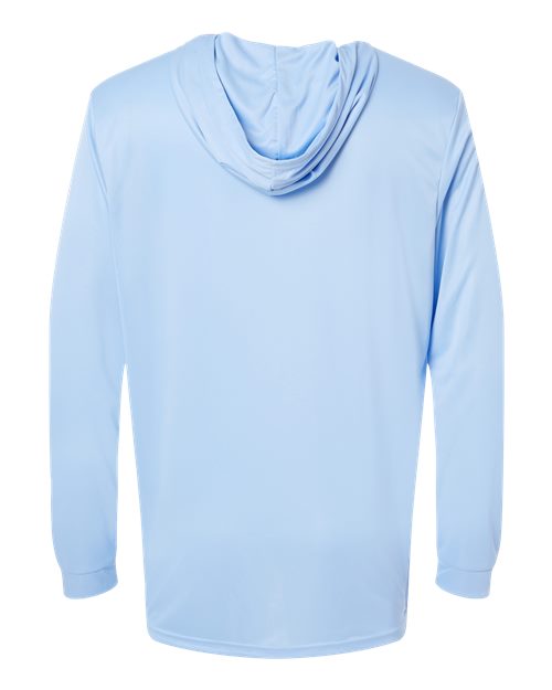 Paragon 220P Bahama Performance Hooded Long Sleeve T-Shirt #color_Blue Mist