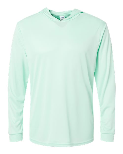 Paragon 220P Bahama Performance Hooded Long Sleeve T-Shirt #color_Mint Green