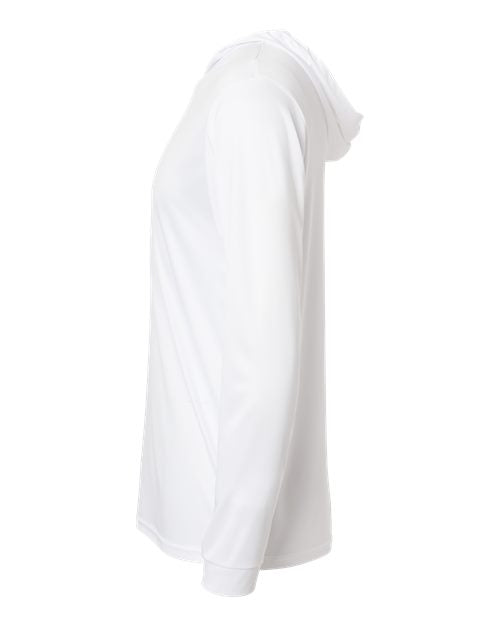 Paragon 220P Bahama Performance Hooded Long Sleeve T-Shirt #color_White
