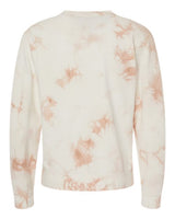 Independent Trading Co. PRM3500TD Midweight Tie-Dyed Crewneck Sweatshirt #color_Tie Dye Dusty Pink