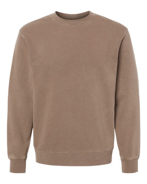 Independent Trading Co. PRM3500 Midweight Pigment-Dyed Crewneck Sweatshirt #color_Pigment Clay