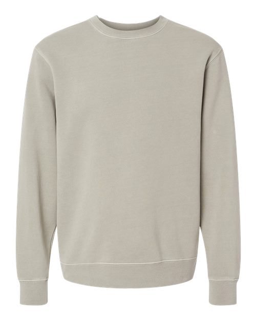 Independent Trading Co. PRM3500 Midweight Pigment-Dyed Crewneck Sweatshirt #color_Pigment Cement