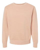 Independent Trading Co. PRM3500 Midweight Pigment-Dyed Crewneck Sweatshirt #color_Pigment Dusty Pink