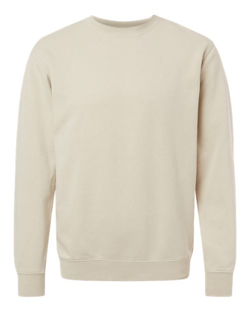 Independent Trading Co. PRM3500 Midweight Pigment-Dyed Crewneck Sweatshirt #color_Pigment Ivory