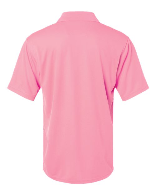 Paragon 100 Saratoga Performance Mini Mesh Polo #color_Charity Pink