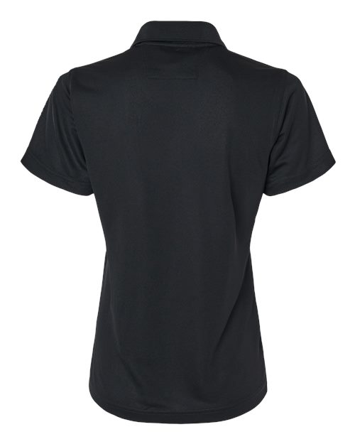 Paragon 104 Women's Saratoga Performance Mini Mesh Polo #color_Black