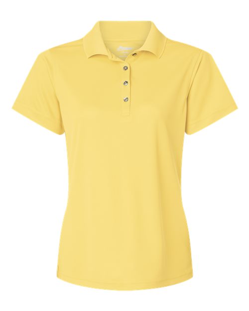 Paragon 104 Women's Saratoga Performance Mini Mesh Polo #color_Butter