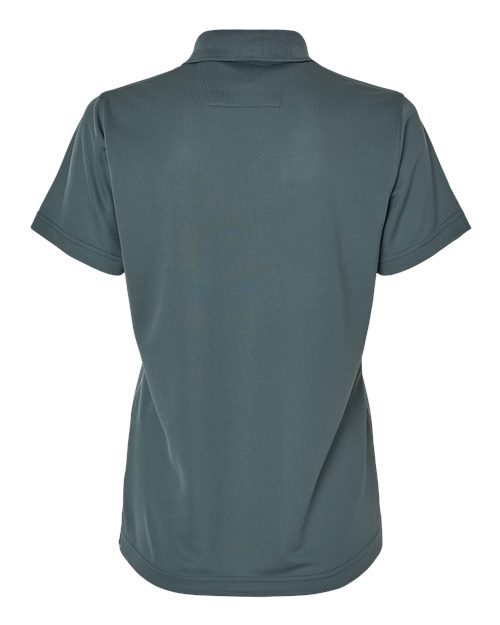 Paragon 104 Women's Saratoga Performance Mini Mesh Polo #color_Carbon