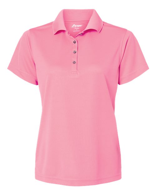Paragon 104 Women's Saratoga Performance Mini Mesh Polo #color_Charity Pink