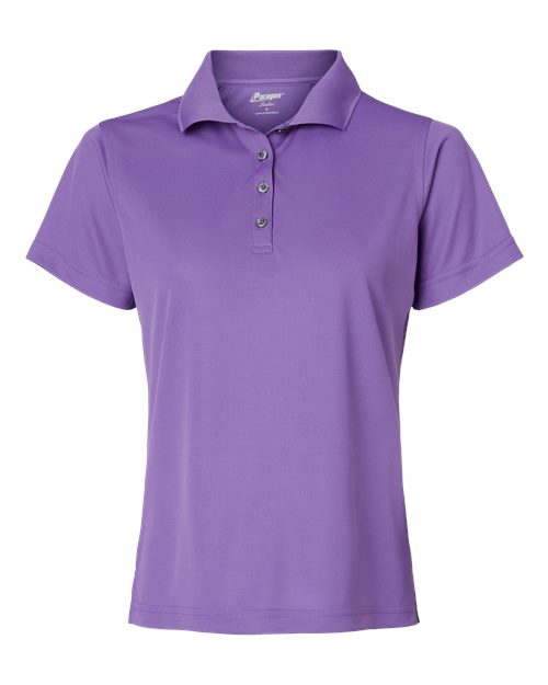 Paragon 104 Women's Saratoga Performance Mini Mesh Polo #color_Grape