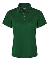 Paragon 104 Women's Saratoga Performance Mini Mesh Polo #color_Hunter Green