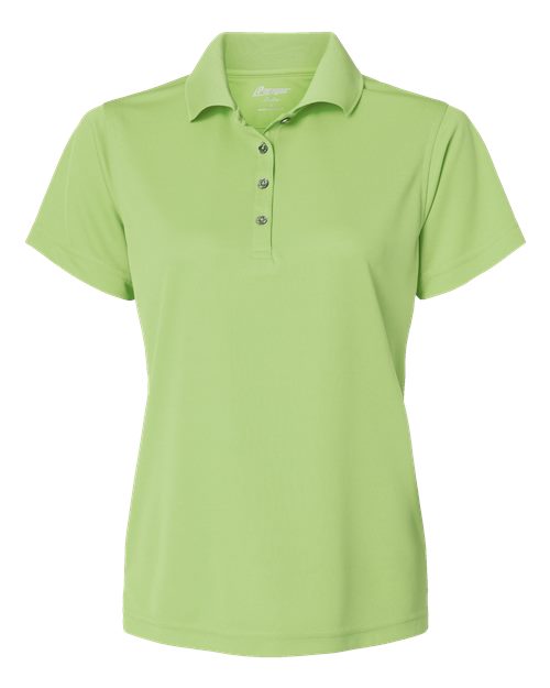Paragon 104 Women's Saratoga Performance Mini Mesh Polo #color_Kiwi