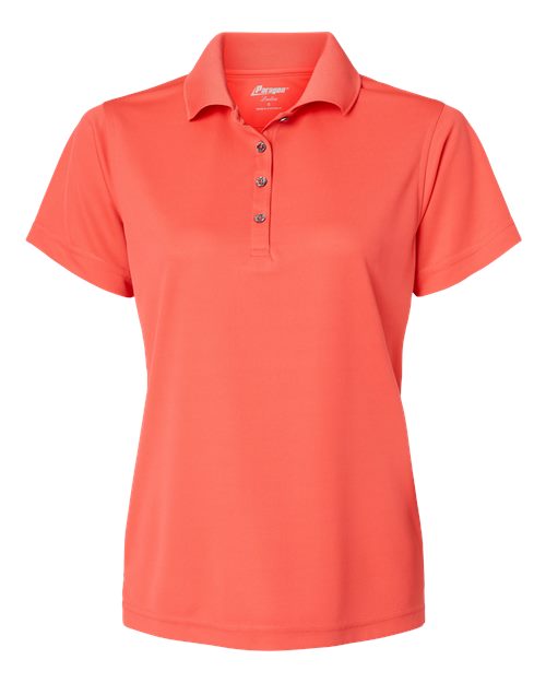 Paragon 104 Women's Saratoga Performance Mini Mesh Polo #color_Melon