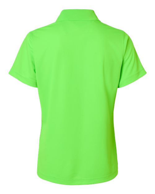 Paragon 104 Women's Saratoga Performance Mini Mesh Polo #color_Neon Lime