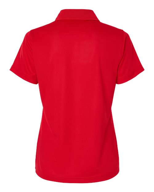 Paragon 104 Women's Saratoga Performance Mini Mesh Polo #color_Red