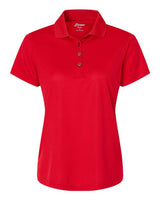 Paragon 104 Women's Saratoga Performance Mini Mesh Polo #color_Red