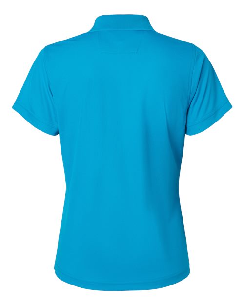 Paragon 104 Women's Saratoga Performance Mini Mesh Polo #color_Turquoise