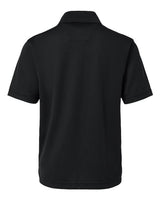 Paragon 108Y Youth Saratoga Performance Mini Mesh Polo #color_Black