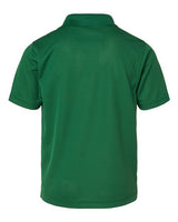 Paragon 108Y Youth Saratoga Performance Mini Mesh Polo #color_Hunter Green