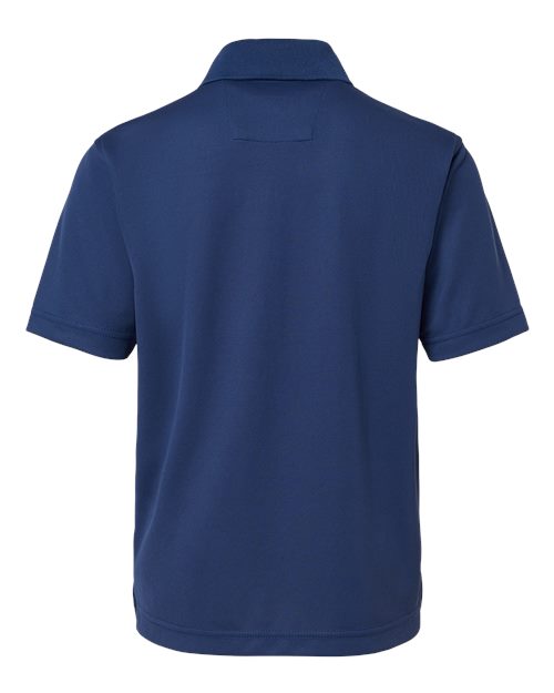 Paragon 108Y Youth Saratoga Performance Mini Mesh Polo #color_Navy