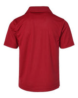 Paragon 108Y Youth Saratoga Performance Mini Mesh Polo #color_Red