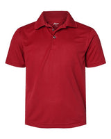 Paragon 108Y Youth Saratoga Performance Mini Mesh Polo #color_Red