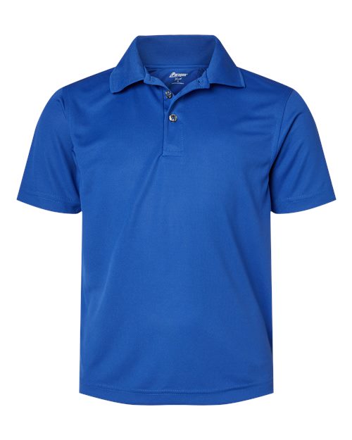 Paragon 108Y Youth Saratoga Performance Mini Mesh Polo #color_Royal