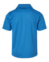Paragon 108Y Youth Saratoga Performance Mini Mesh Polo #color_Turquoise