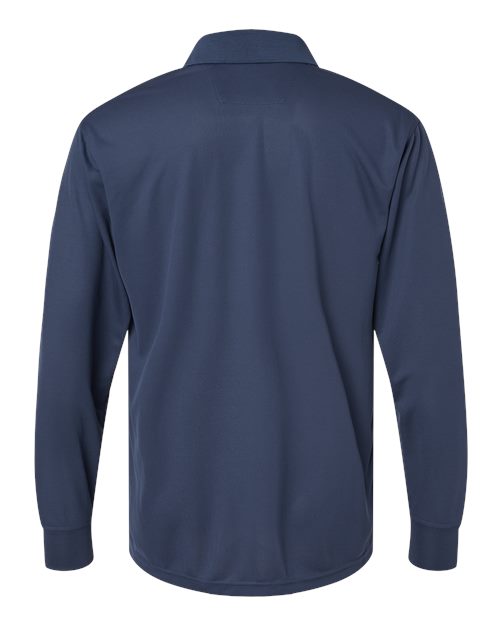 Paragon 110Pa Prescott Long Sleeve Polo #color_Navy