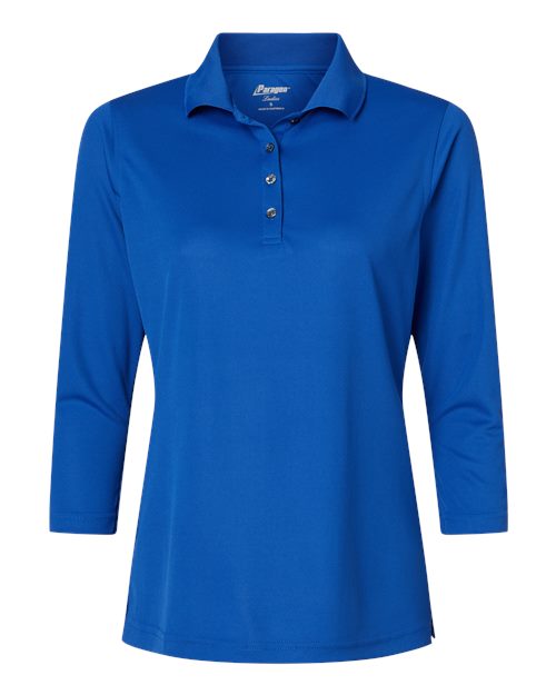 Paragon 120 Women's Lady Palm Three-Quarter Sleeve Polo #color_Royal
